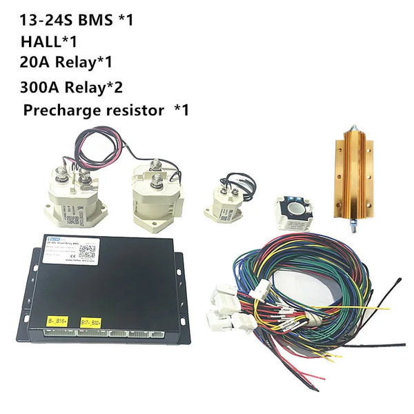 Heltecbms Smart Relay BMS 600A 500A 4S-32S lifepo4 bms 96v 60v 48v 200A 300A 8S 13S 16S 24S BT 485 CAN for Lithium Battery Pack