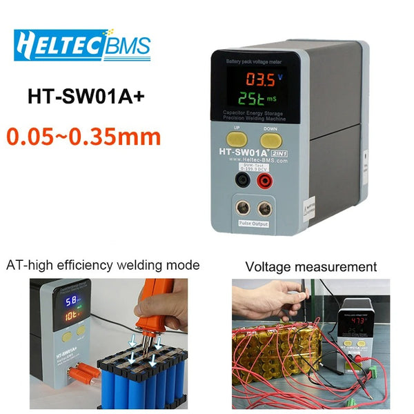 11.6KW Heltec Portable Small Spot Welder/Capacitor Storage Battery Spot Welding Machine LED Digital Display 0.3mm thickness