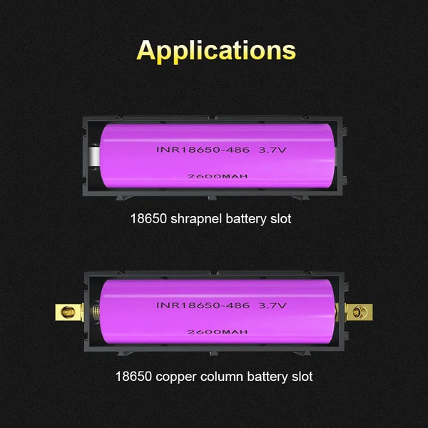 Splicable  21700/18650 battery holder/Battery Case/Solder-Free lithium battery box holder electronic high-current copper pillar