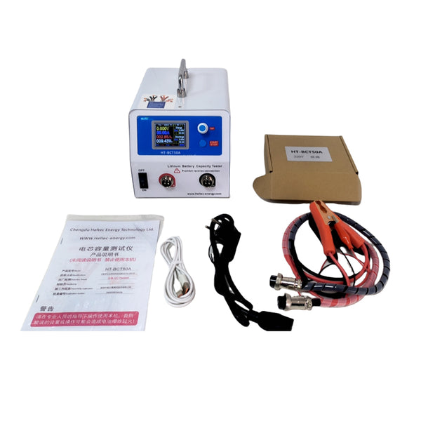 Heltec 10A 50A Charge/Discharge battery capacity tester for 18650/21700 Lipo/lifepo4 5V/30V battery pack Maintenance instrument