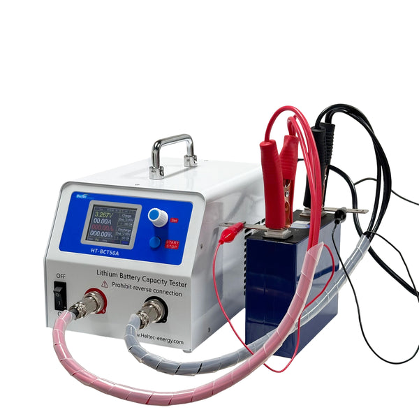 Heltec 10A 50A Charge/Discharge battery capacity tester for 18650/21700 Lipo/lifepo4 5V/30V battery pack Maintenance instrument