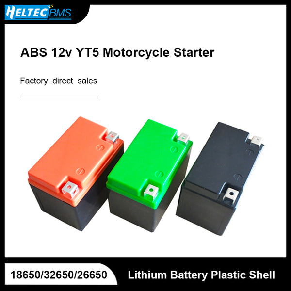 4S 80A BMS Balance board Specail For 26650 battery packs/ ABS 12V YT5 Motorcycle Starter Lithium Battery Plastic Shell  case