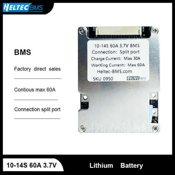 36V 10S BMS 60A Balance 3.7V Li-ion battery protection baord for 36V Electric bicycle and electric tools within 1200W