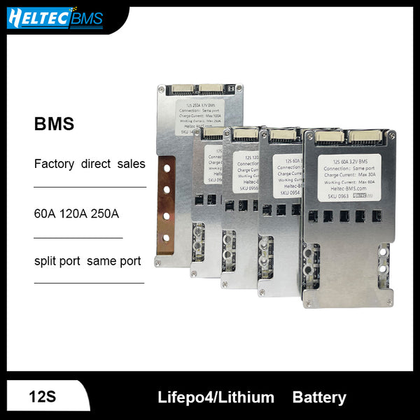 Wholesale 60V 12S 16S 60A 120A 160A 210A 250A  BMS Balance Board 3.2V lifepo4/3.7V 18650 Li-ion Battery protection board