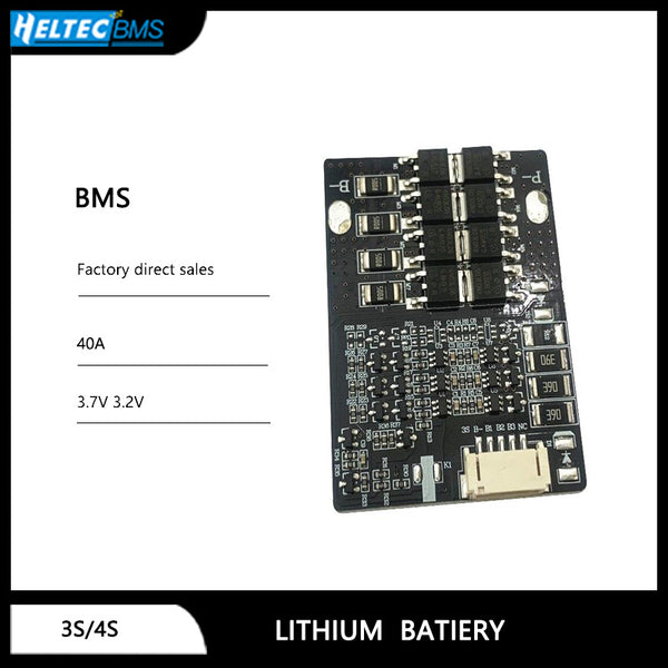 3S 4S BMS 40A Continuous current 35A Battery protection Board for fishing turbines/trawlers/low-power energy storage around 350W