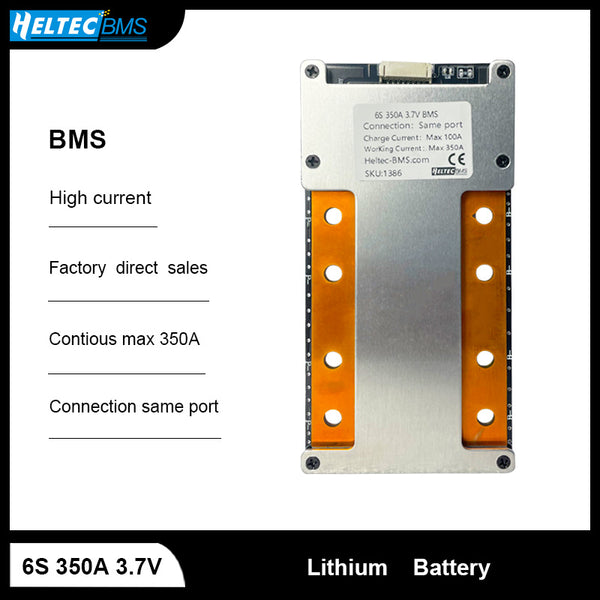 6S 7S 8S BMS  300A 350A 3.7V Li-ion Battery Protection Board for 6000W high-power inverter, solar energy storage, 24V car start