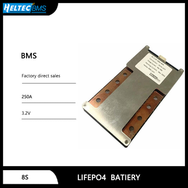 6000W 8S 250A BMS 3.2V Lifepo4 battery protection for high-power inverters around 6000W, solar energy storage, 24V car startup,