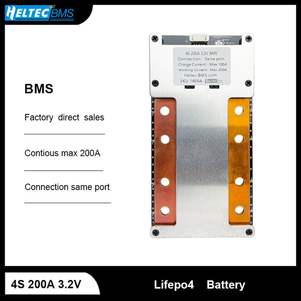 12.6V/16.8V LiFePo4 BMS 4S 200A Balance 18650 Battery Protection Board LiFePo4  Ups inverter, motorcycle