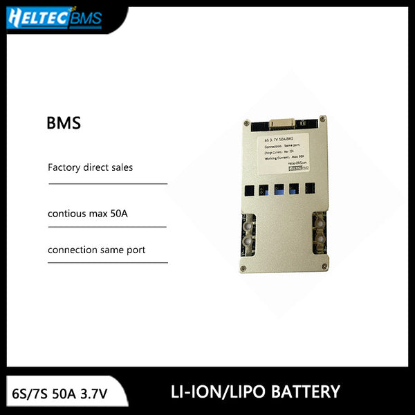 BMS 6S 7S 50A 3.7V 18650 lipo li-ion battery protection board power tools energy storage 1000W