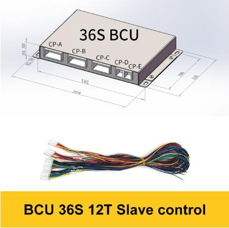 Li-ion Lifepo4 LTO 40S 60S 240S Master Slave 96V 144V 216V Smart BMS High pressure BMU BCU With UART RS485 CAN Relay Bms