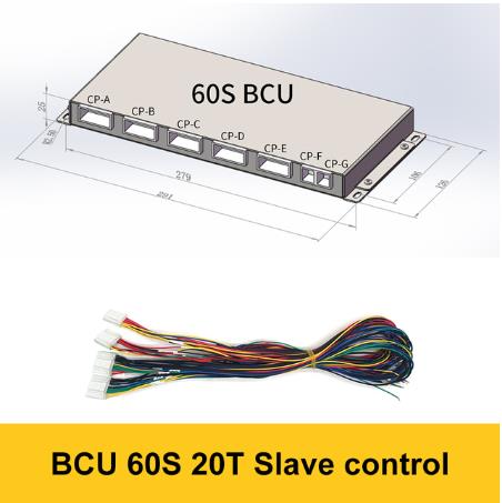 Li-ion Lifepo4 LTO 40S 60S 240S Master Slave 96V 144V 216V Smart BMS High pressure BMU BCU With UART RS485 CAN Relay Bms