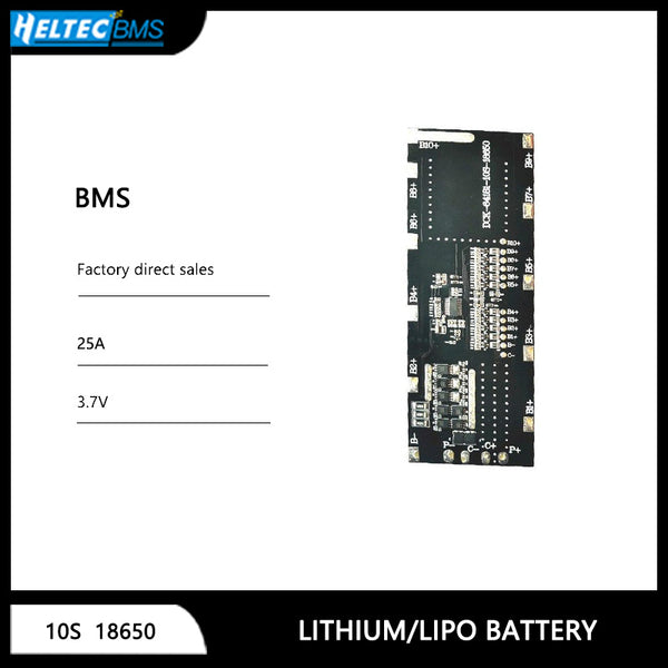 Heltec New 36V 360W scooters bms 10S 25A Sepcail on 18650 whole bracket 3.7V Ternary lithium/lipo battery protection board