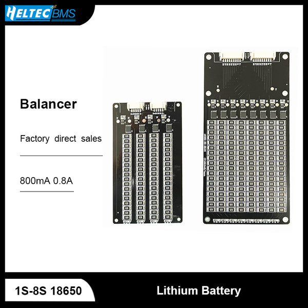 1S 2S 3S 4S 5S 6S 7S 8S 800mA 0.8A Passive balancer /Charging balancer External balanced Board 18650 Lithium Battery Module