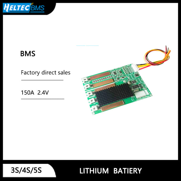 1500A Pulse Car Start 3S 4S 5S 150A LTO BMS 2.4V lithium titanate BMS RS485 CAN BLE/Bluetooth BMS