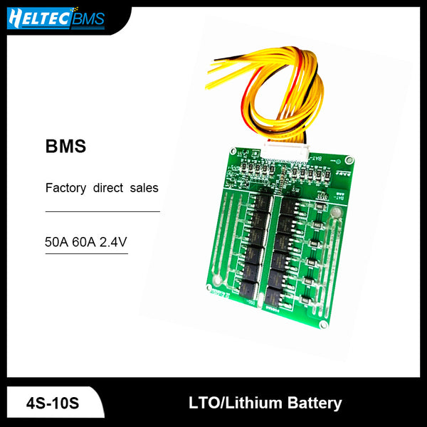 4S 5S 6S 7S 8S 9S 10S  50A 65A LTO BMS 2.4V Lithium Titanate Lithium Battery Protection Board balanced for electric bicycle