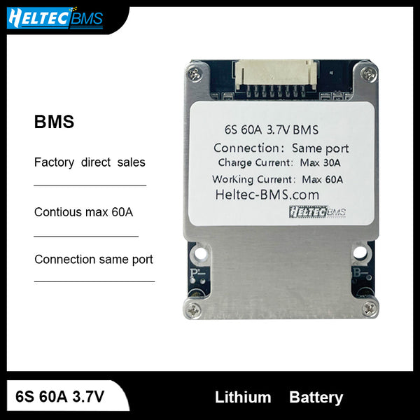 BMS 6S 7S 60A BMS Balance Board for 26V 29.4V  Electric bicycle electric tools within 1200W