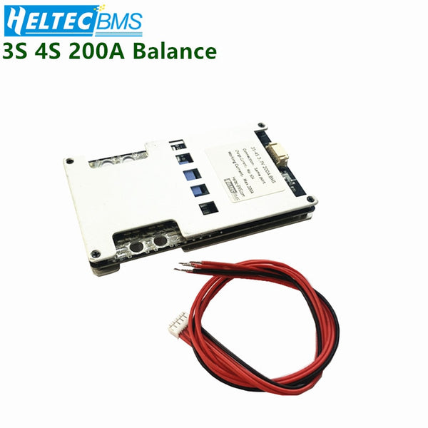 BMS 3S 4S Balance 200A 12.6V/16.8V 18650 Battery Protection Board Li-ion/Lipo Suitable for load battery less than 2000W