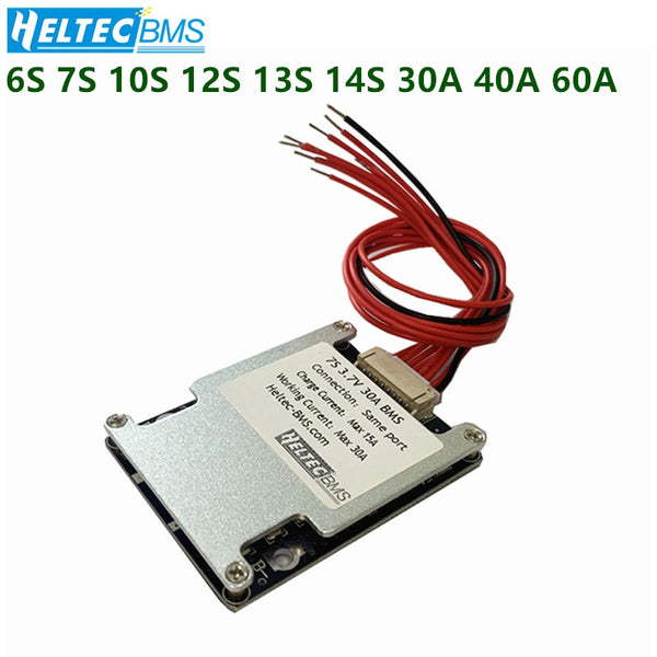 Wholesale 6S 7S 10S 13S 12S 14S 30A 40A 60A BMS Balance Board for 18650 36V 24V 48V Electric bicycle electric tools within 1200W