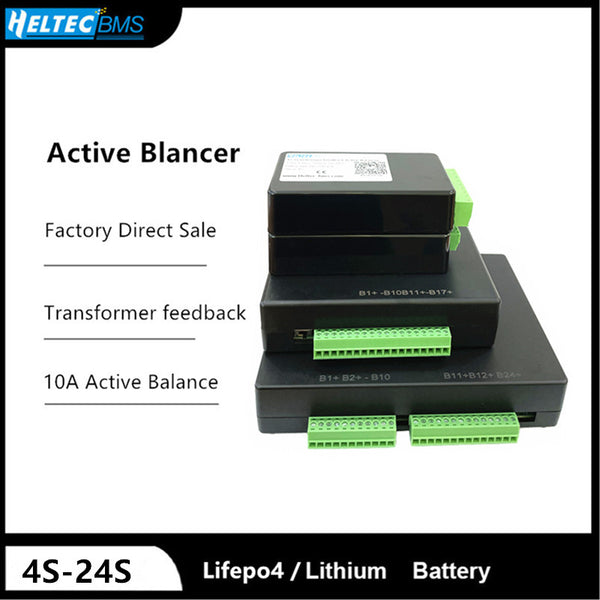 Heltec 10A 4S-24S feedback type energy transfer active equalization Balancer