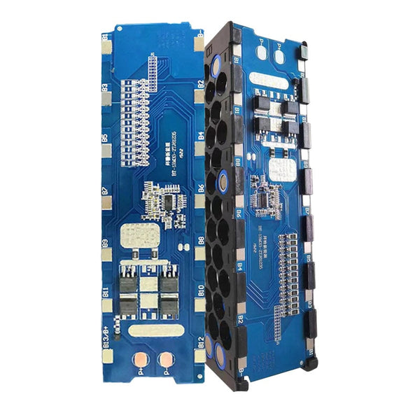 Spot welding board 13S 15A 20A bms holder box 48v 18650 lithium battery balanced protection board for Power electric vehicle