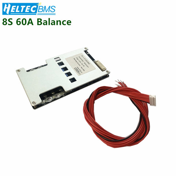 BMS 8S 60A 18650 Balance Board for 3.2V  LifePO4 Battery protection board Balance