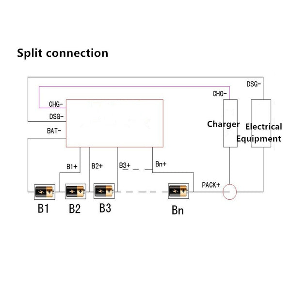 4S 5S 6S 7S 8S 9S 10S 15A LTO BMS 2.4V Lithium Titanate Multi-string Lithium Battery Protection Board balanced BMS