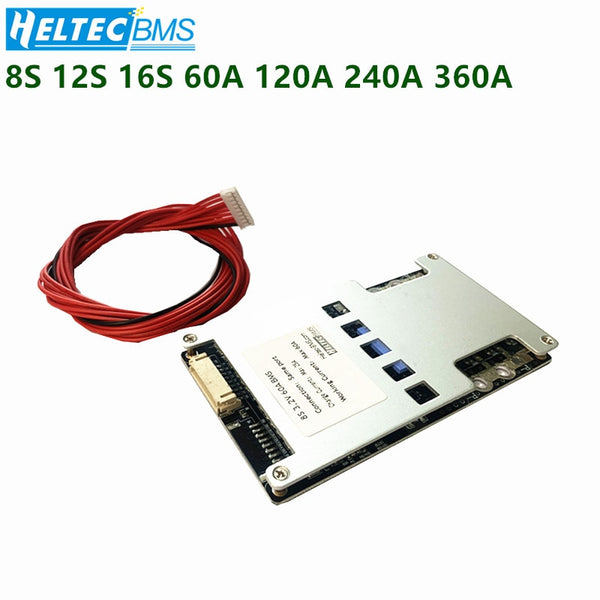 Wholesale  8S 12S  16S 60A 120A  240A 360A  18650 BMS Balance Board for 3.2V  LifePO4 Battery protection board Balance