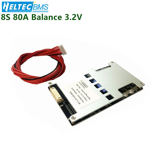 BMS  8S 80A BMS 29V 25.6V 18650  Balance Board for 3.2V LifePO4 Battery protection board