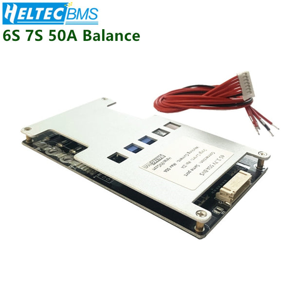 BMS 6S 7S 50A 3.7V 18650 lipo li-ion battery protection board power tools energy storage 1000W