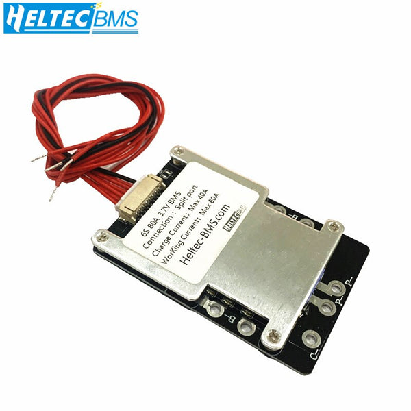 Split Port 24V BMS 6S 80A 3.7V Li-ion Battery Protection Board for 1200W/ mopeds/24V small inverters