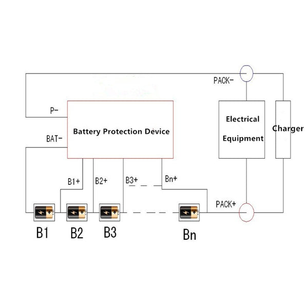 4S 5S 6S 7S 8S 9S 10S 15A LTO BMS 2.4V Lithium Titanate Multi-string Lithium Battery Protection Board balanced BMS