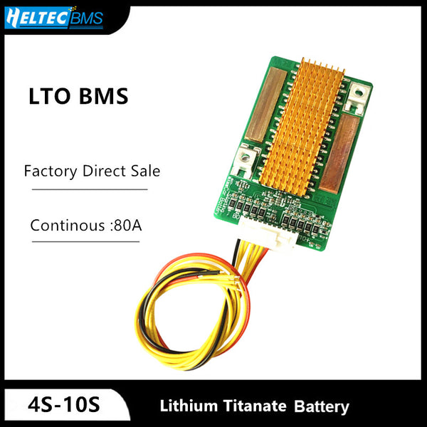 2.4V LTO BMS 4S 5S 6S 7S 8S 9S 10S 80A 100A Lithium titanate battery protection board for car start peak 1000A